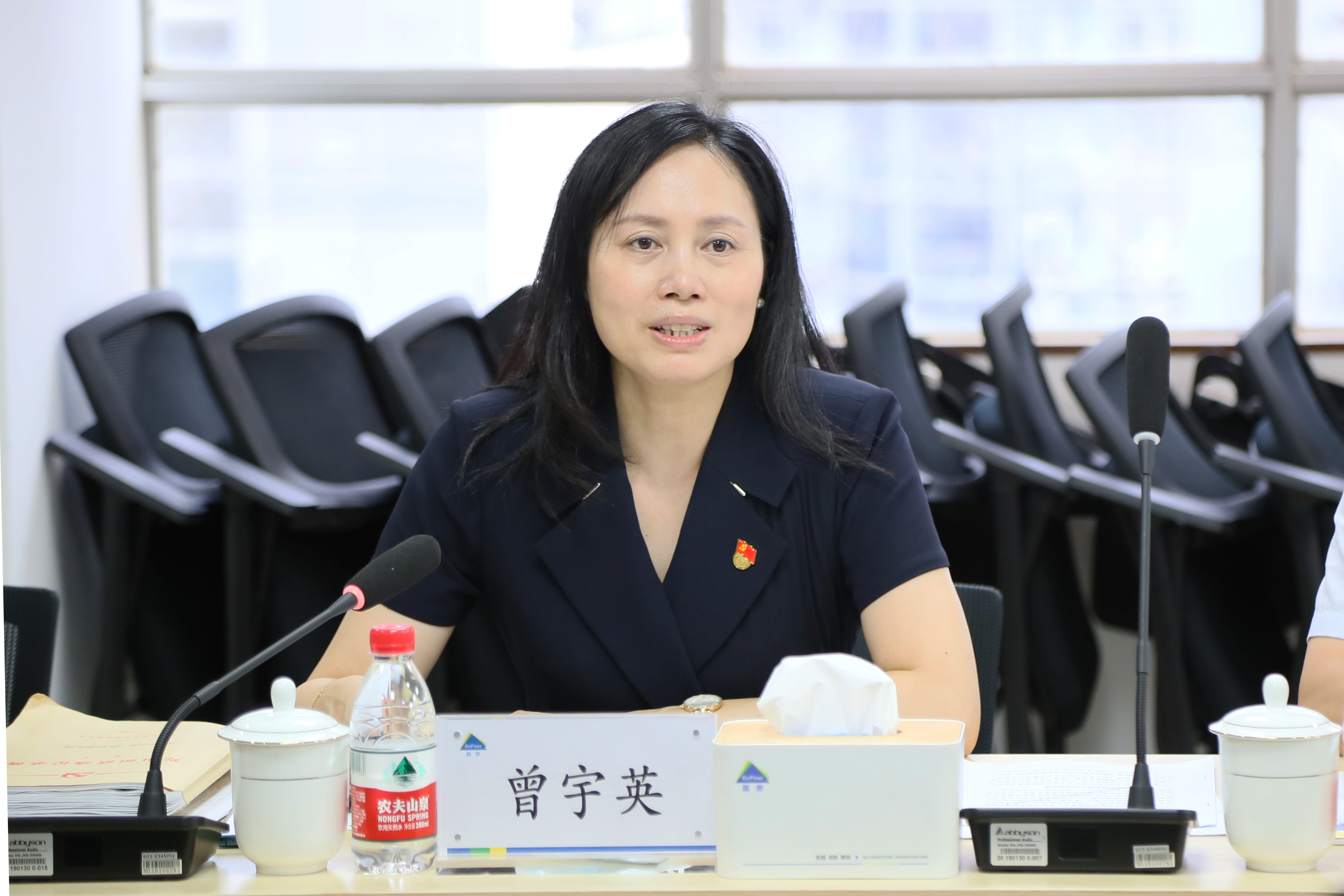市财政局曾宇英书记一行莅临国房指导党史学习教育工作
